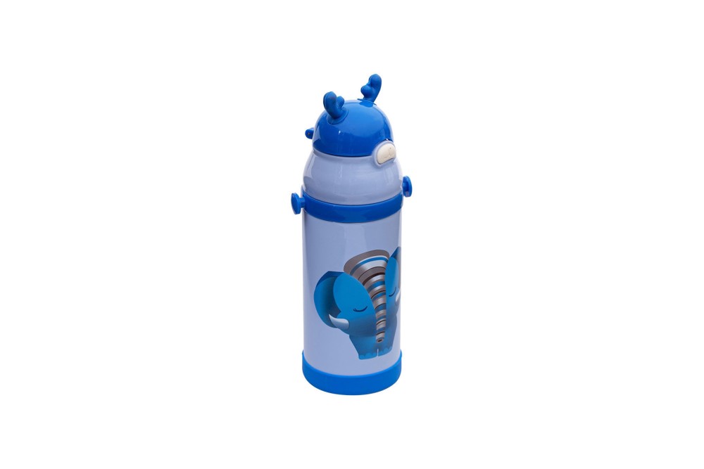 ESTIA ΘΕΡΜΟΣ ΠΑΙΔΙΚΟ ANIMALS ΑΝΟΞΕΙΔΩΤΟ 350ml ELEPHANT BLUE