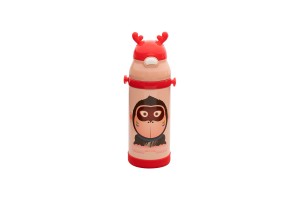 ESTIA ΘΕΡΜΟΣ ΠΑΙΔΙΚΟ ANIMALS ΑΝΟΞΕΙΔΩΤΟ 350ml GORILLA RED