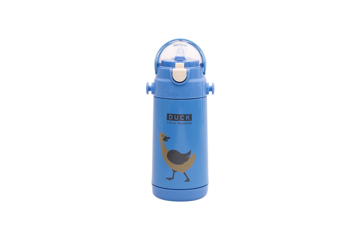 ESTIA ΘΕΡΜΟΣ ΠΑΙΔΙΚΟ JUNGLE ΑΝΟΞΕΙΔΩΤΟ 350ml DUCK BLUE