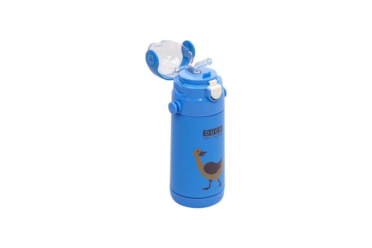 ESTIA ΘΕΡΜΟΣ ΠΑΙΔΙΚΟ JUNGLE ΑΝΟΞΕΙΔΩΤΟ 350ml DUCK BLUE