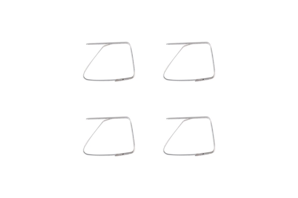 ESTIA ΚΛΙΠ ΓΙΑ ΤΡΑΠΕΖΟΜΑΝΤΗΛΑ ΑΝΟΞΕΙΔΩΤΟ 6x4cm 4Τ.