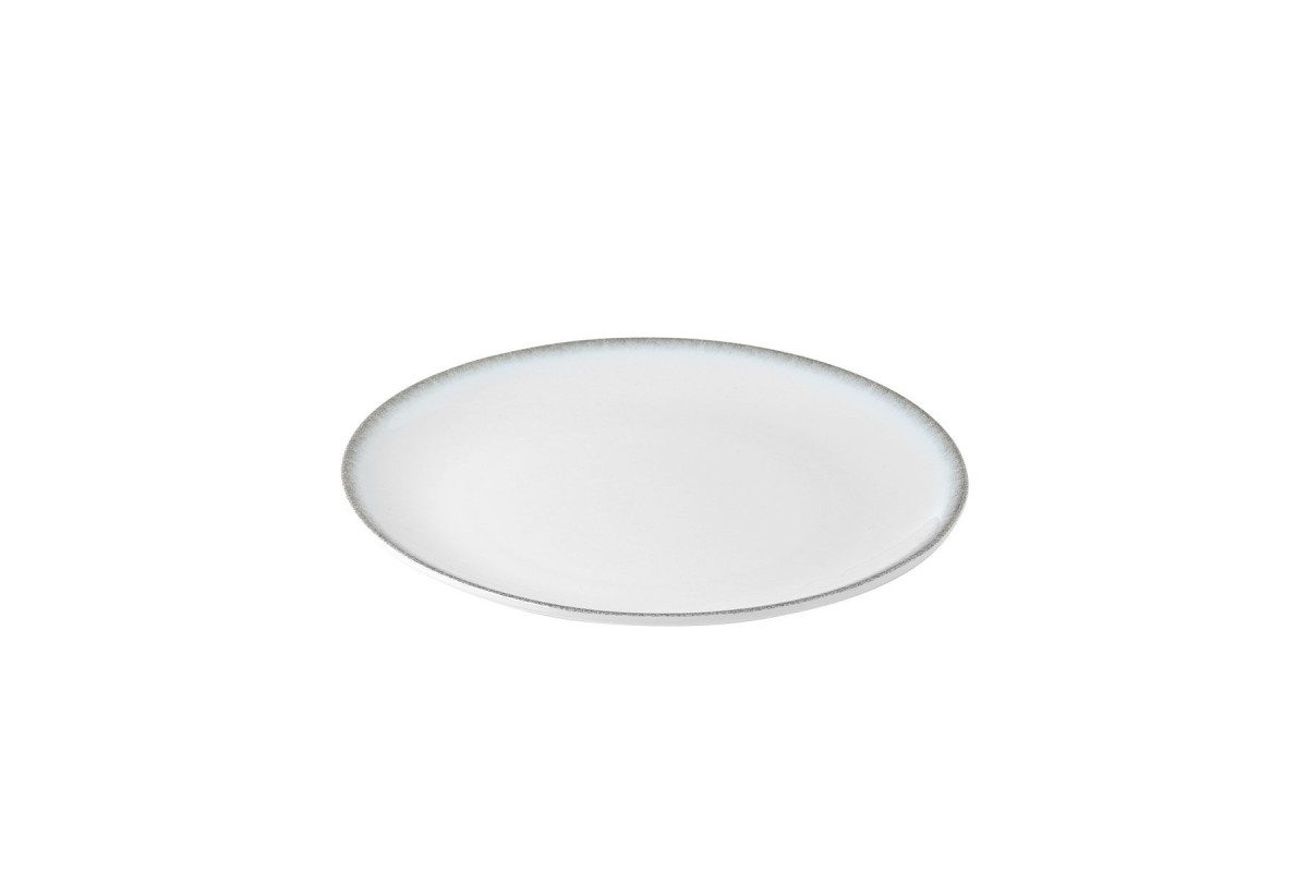 ESTIA ΠΙΑΤΟ ΡΗΧΟ PEARL ΠΟΡΣΕΛΑΝΙΝΟ 21cm WHITE
