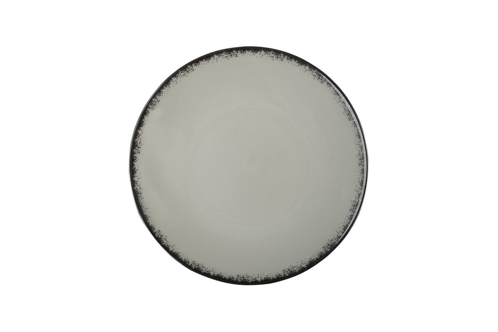 ESTIA ΠΙΑΤΟ ΡΗΧΟ PEARL ΠΟΡΣΕΛΑΝΙΝΟ 21cm GREY