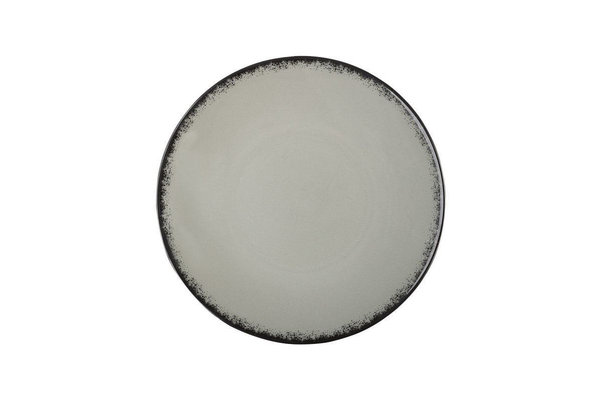 ESTIA ΠΙΑΤΟ ΡΗΧΟ PEARL ΠΟΡΣΕΛΑΝΙΝΟ 21cm GREY