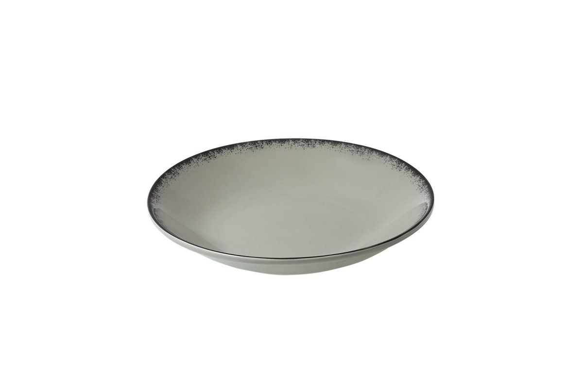ESTIA ΠΙΑΤΟ ΒΑΘΥ PEARL ΠΟΡΣΕΛΑΝΙΝΟ 23cm GREY