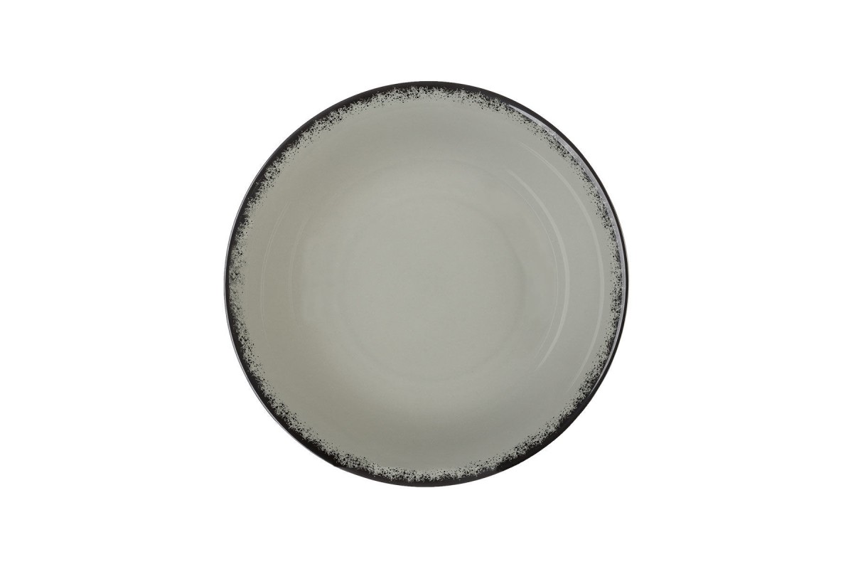 ESTIA ΠΙΑΤΟ ΒΑΘΥ PEARL ΠΟΡΣΕΛΑΝΙΝΟ 23cm GREY