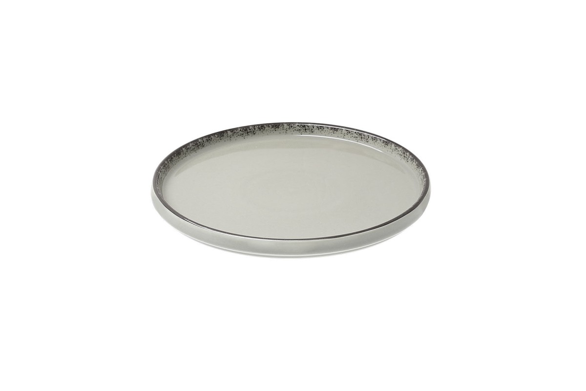 ESTIA ΠΙΑΤΟ ΡΗΧΟ ΚΑΘΕΤΟ PEARL ΠΟΡΣΕΛΑΝΙΝΟ 21cm GREY