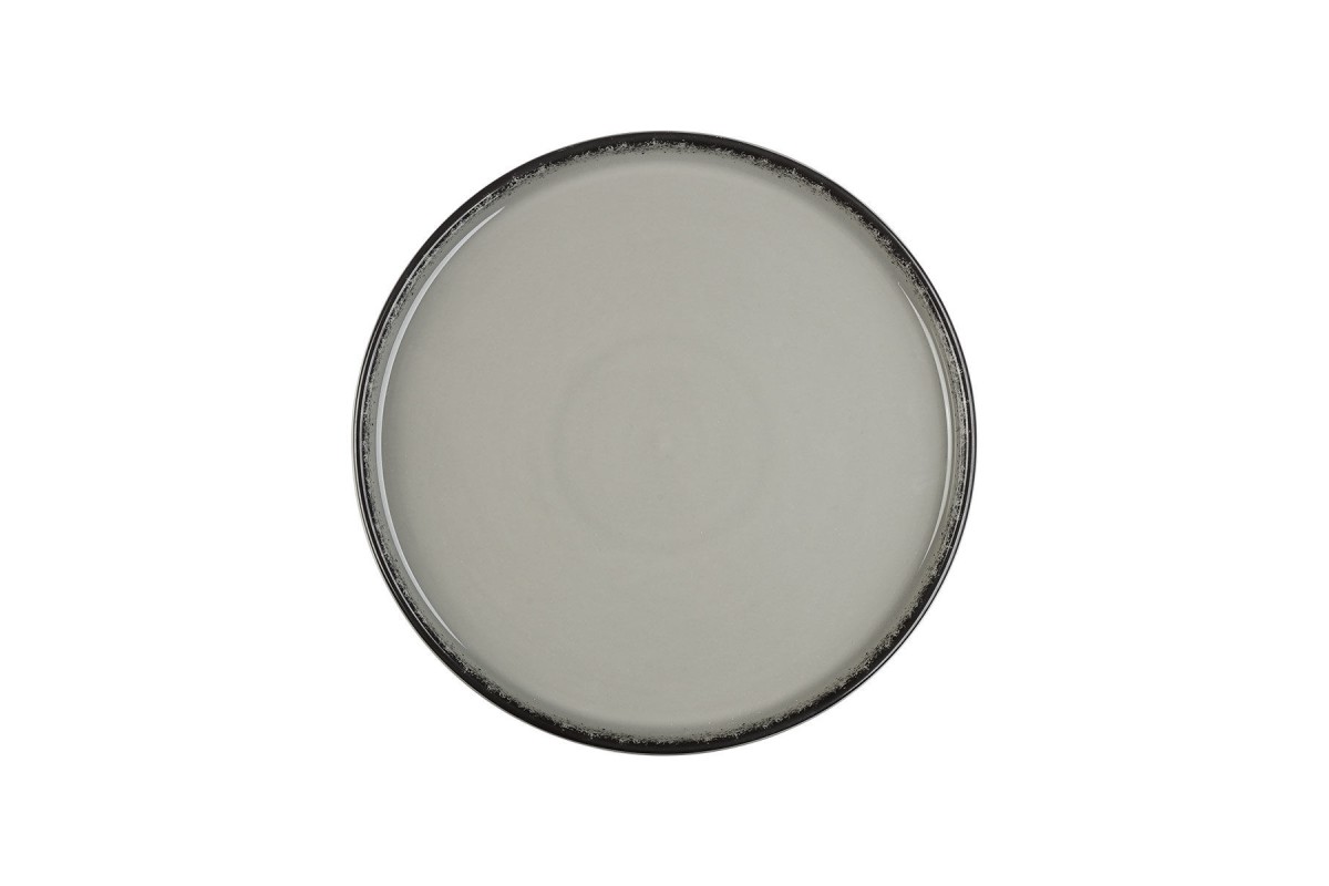 ESTIA ΠΙΑΤΟ ΡΗΧΟ ΚΑΘΕΤΟ PEARL ΠΟΡΣΕΛΑΝΙΝΟ 21cm GREY