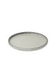 ESTIA ΠΙΑΤΟ ΡΗΧΟ ΚΑΘΕΤΟ PEARL ΠΟΡΣΕΛΑΝΙΝΟ 26cm GREY