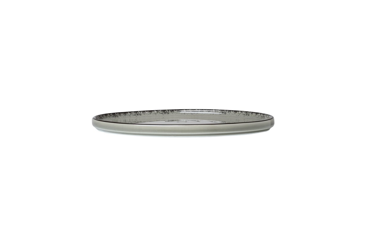 ESTIA ΠΙΑΤΟ ΡΗΧΟ ΚΑΘΕΤΟ PEARL ΠΟΡΣΕΛΑΝΙΝΟ 26cm GREY