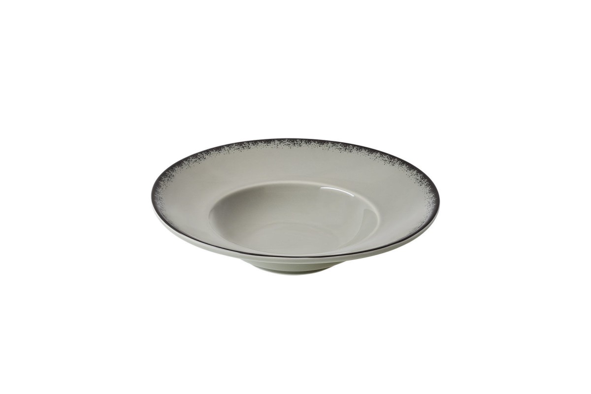 ESTIA ΠΙΑΤΟ ΖΥΜΑΡΙΚΩΝ PEARL ΠΟΡΣΕΛΑΝΙΝΟ 27cm GREY