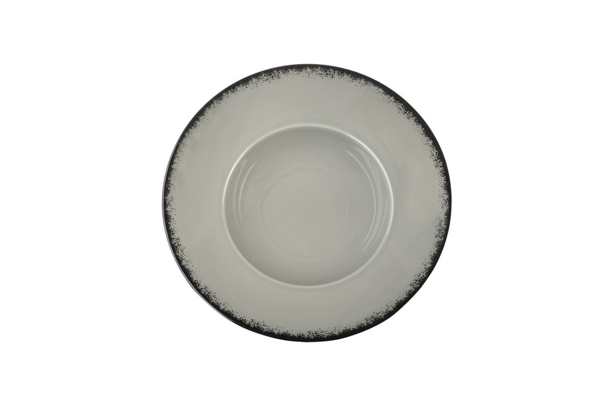 ESTIA ΠΙΑΤΟ ΖΥΜΑΡΙΚΩΝ PEARL ΠΟΡΣΕΛΑΝΙΝΟ 27cm GREY