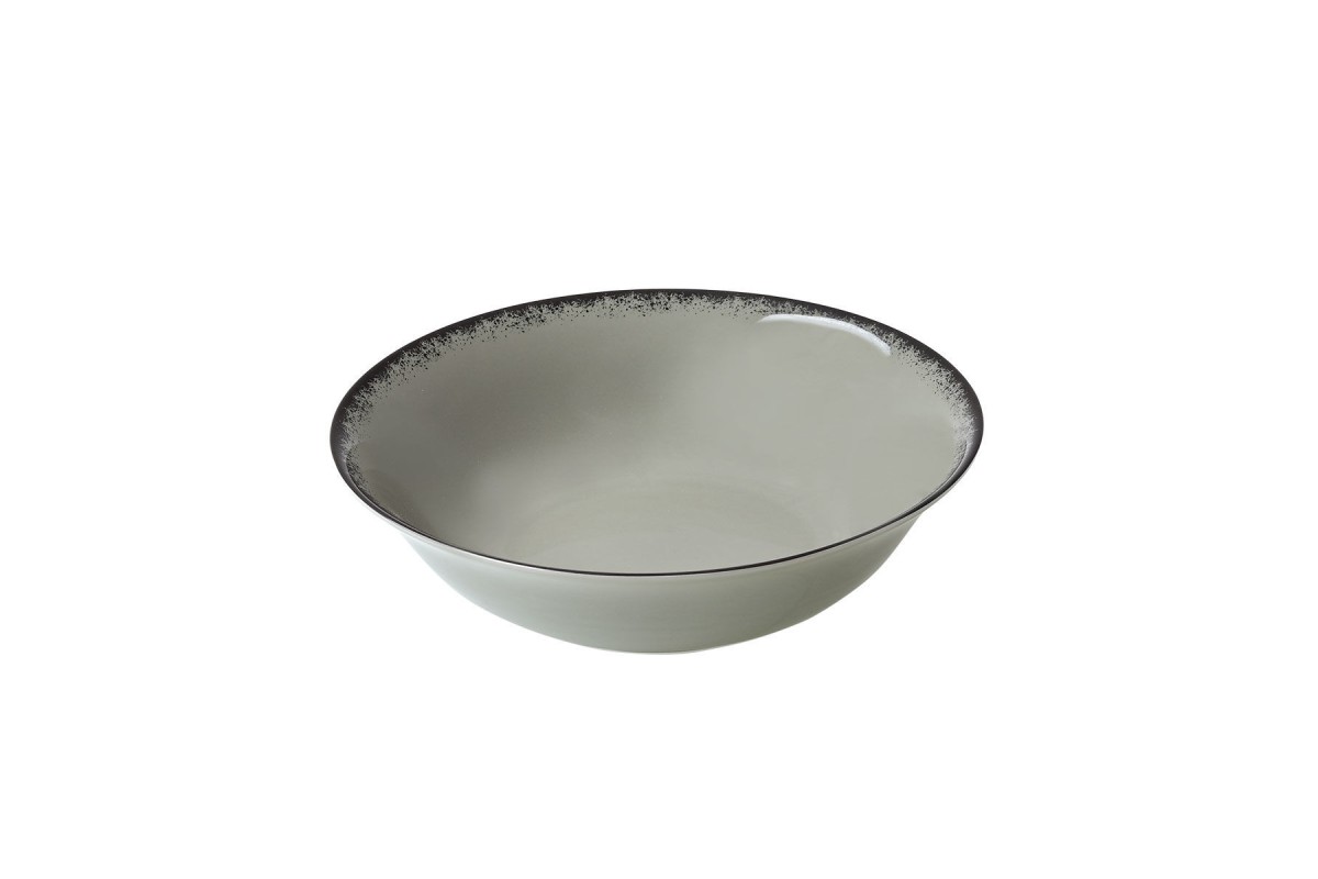 ESTIA ΣΑΛΑΤΙΕΡΑ PEARL ΠΟΡΣΕΛΑΝΙΝΗ 23cm GREY