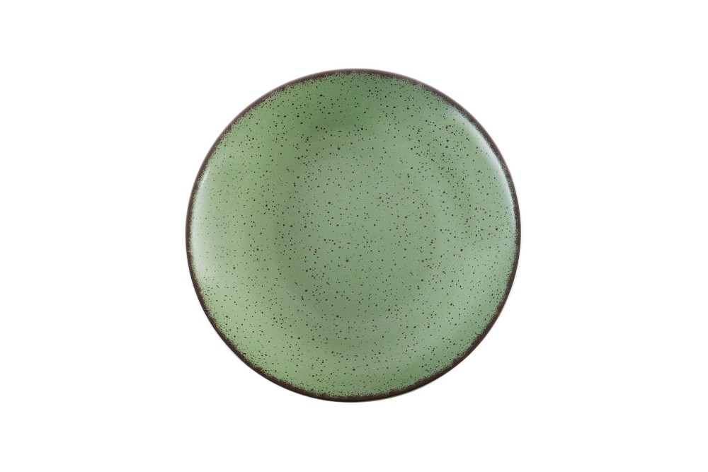 ESTIA ΠΙΑΤΟ ΒΑΘΥ TERRA ΠΟΡΣΕΛΑΝΙΝΟ 23cm GREEN