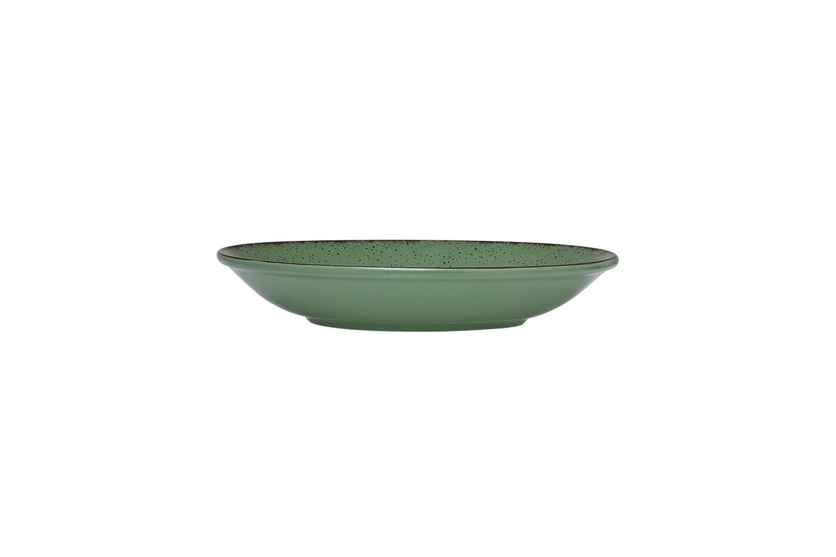 ESTIA ΠΙΑΤΟ ΒΑΘΥ TERRA ΠΟΡΣΕΛΑΝΙΝΟ 23cm GREEN