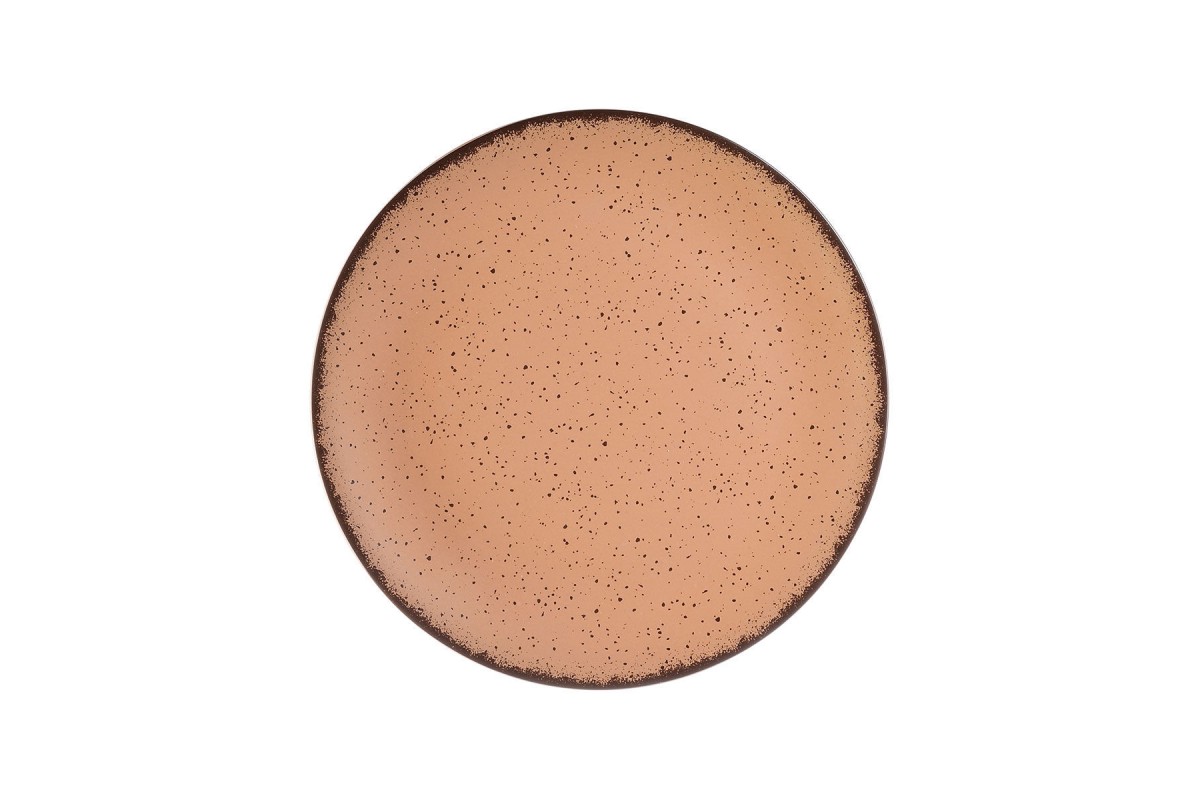 ESTIA ΠΙΑΤΟ ΡΗΧΟ TERRA ΠΟΡΣΕΛΑΝΙΝΟ 21cm SALMON