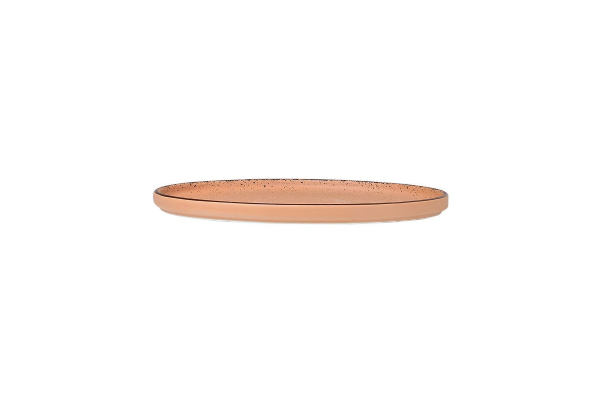 ESTIA ΠΙΑΤΟ ΡΗΧΟ ΚΑΘΕΤΟ TERRA ΠΟΡΣΕΛΑΝΙΝΟ 21cm SALMON