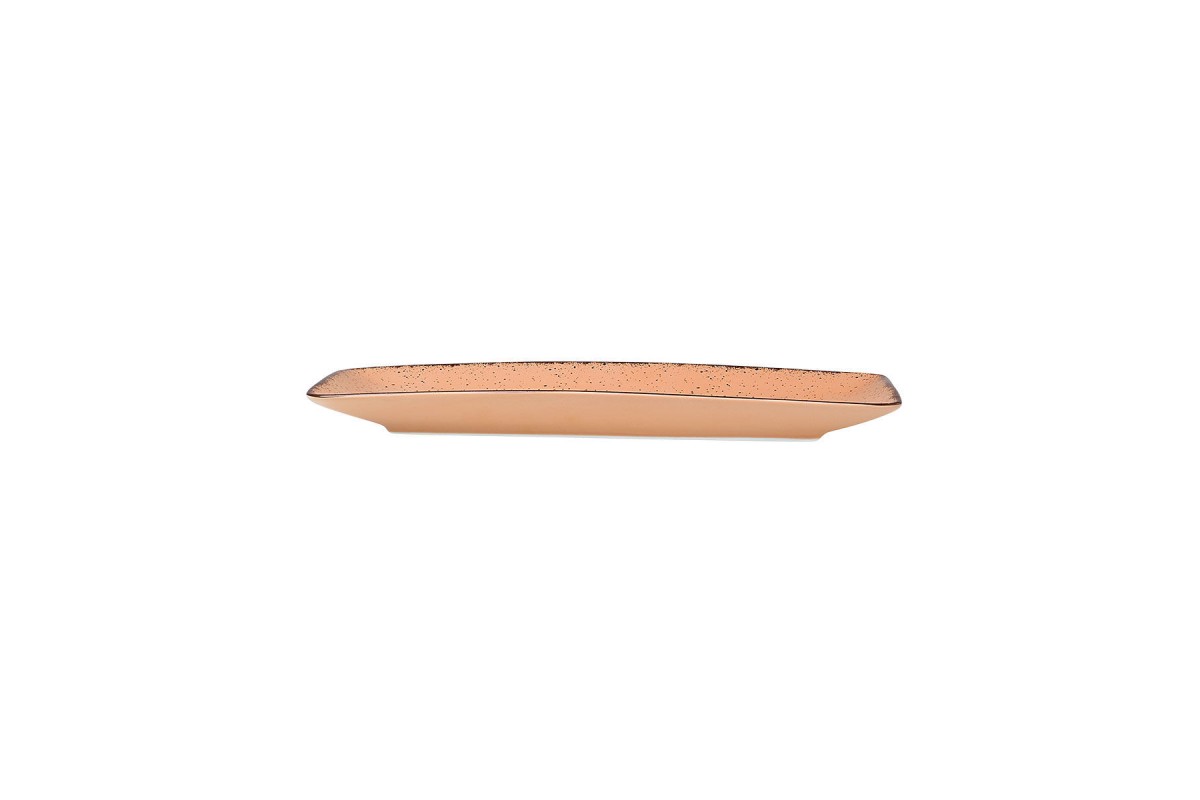 ESTIA ΠΙΑΤΕΛΑ ΟΡΘΟΓΩΝΙΑ TERRA ΠΟΡΣΕΛΑΝΙΝΗ 27x16cm SALMON