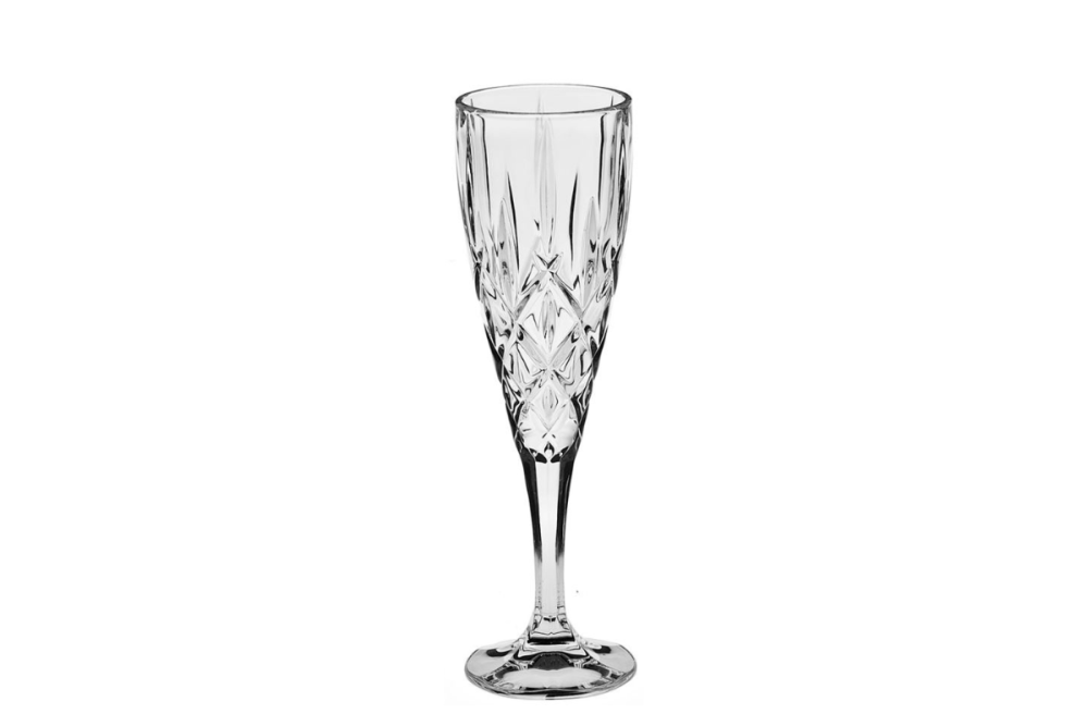 Ποτήρι Σαμπάνιας Κολωνάτο Sheffield 180ml Crystal Bohemia Σετ 6τμχ