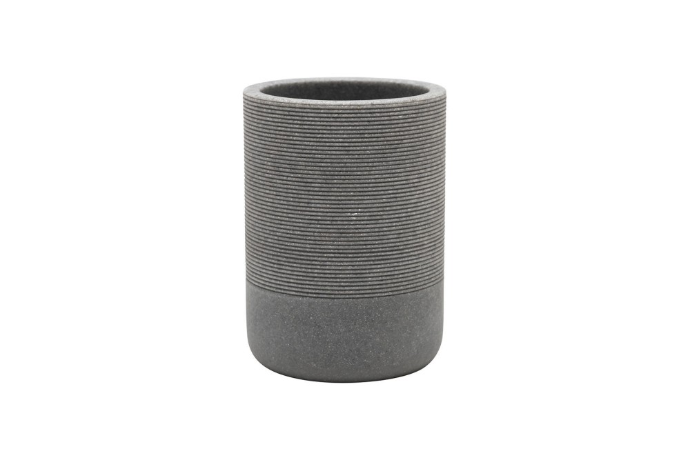 ESTIA ΠΟΤΗΡΑΚΙ ΜΠΑΝΙΟΥ STONE ΡΗΤΙΝΗΣ ΓΚΡΙ