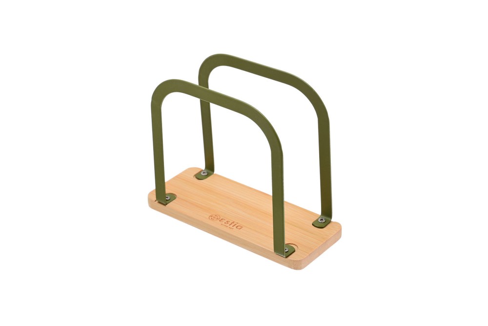 ESTIA ΧΑΡΤΟΠΕΤΣΕΤΟΘΗΚΗ BAMBOO ESSENTIALS ΟΡΘΙΑ ΜΕΤΑΛΛΙΚΗ ΛΑΔΙ