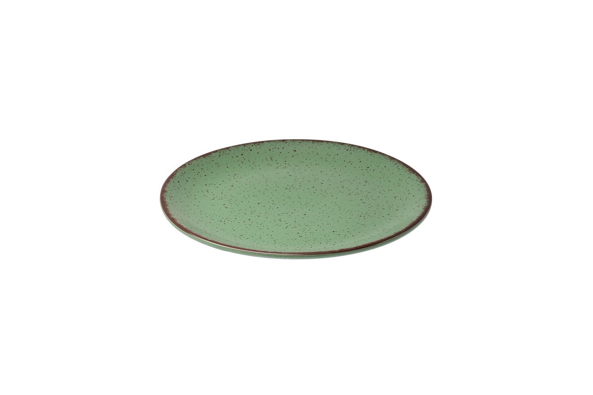 ESTIA ΠΙΑΤΟ ΡΗΧΟ TERRA ΠΟΡΣΕΛΑΝΙΝΟ 21cm GREEN