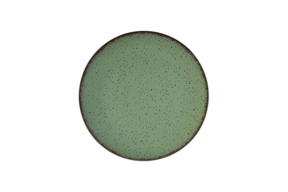 ESTIA ΠΙΑΤΟ ΡΗΧΟ TERRA ΠΟΡΣΕΛΑΝΙΝΟ 21cm GREEN