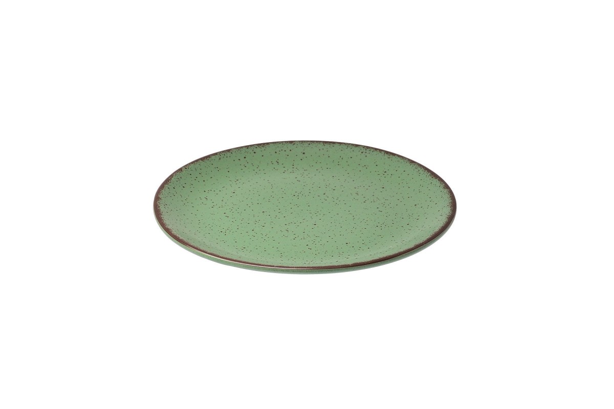 ESTIA ΠΙΑΤΟ ΡΗΧΟ TERRA ΠΟΡΣΕΛΑΝΙΝΟ 27cm GREEN