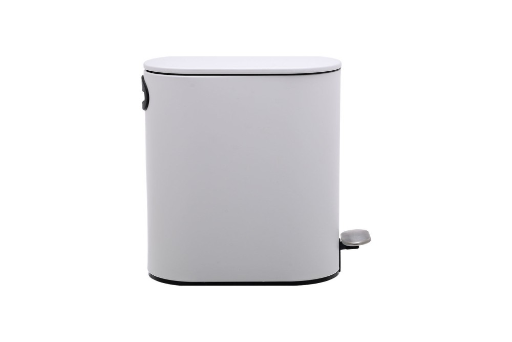 ESTIA ΧΑΡΤΟΔΟΧΕΙΟ ΜΠΑΝΙΟΥ SLIM SOFT CLOSE 5lt ΜΑΤ ΛΕΥΚΟ