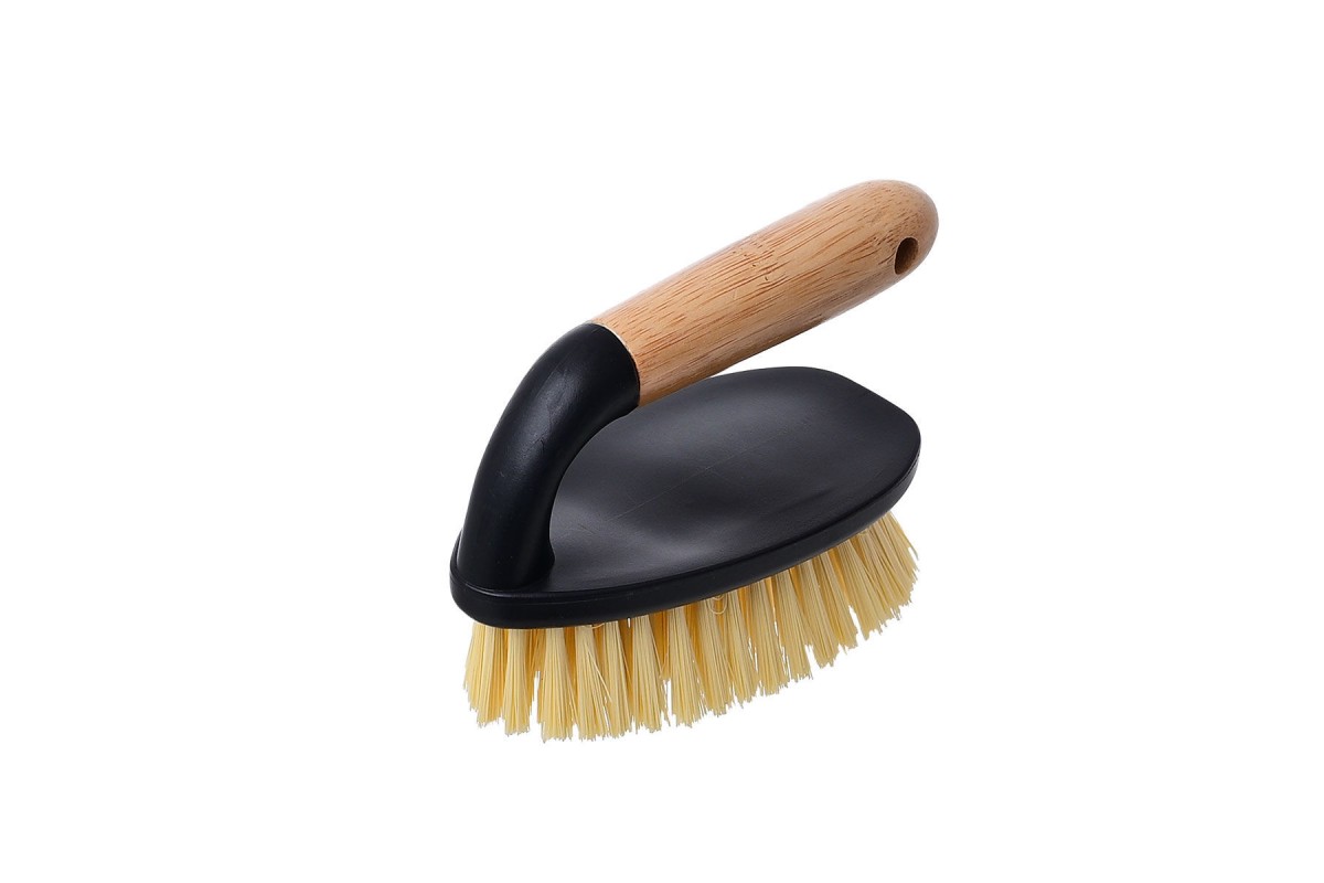 ESTIA ΒΟΥΡΤΣΑ ΚΑΘΑΡΙΣΜΟΥ ΠΑΤΩΜΑΤΟΣ ΧΕΙΡΟΣ BAMBOO ESSENTIALS BLACK