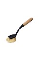 ESTIA ΒΟΥΡΤΣΑ ΚΑΘΑΡΙΣΜΟΥ ΠΙΑΤΩΝ ΧΕΙΡΟΣ BAMBOO ESSENTIALS BLACK