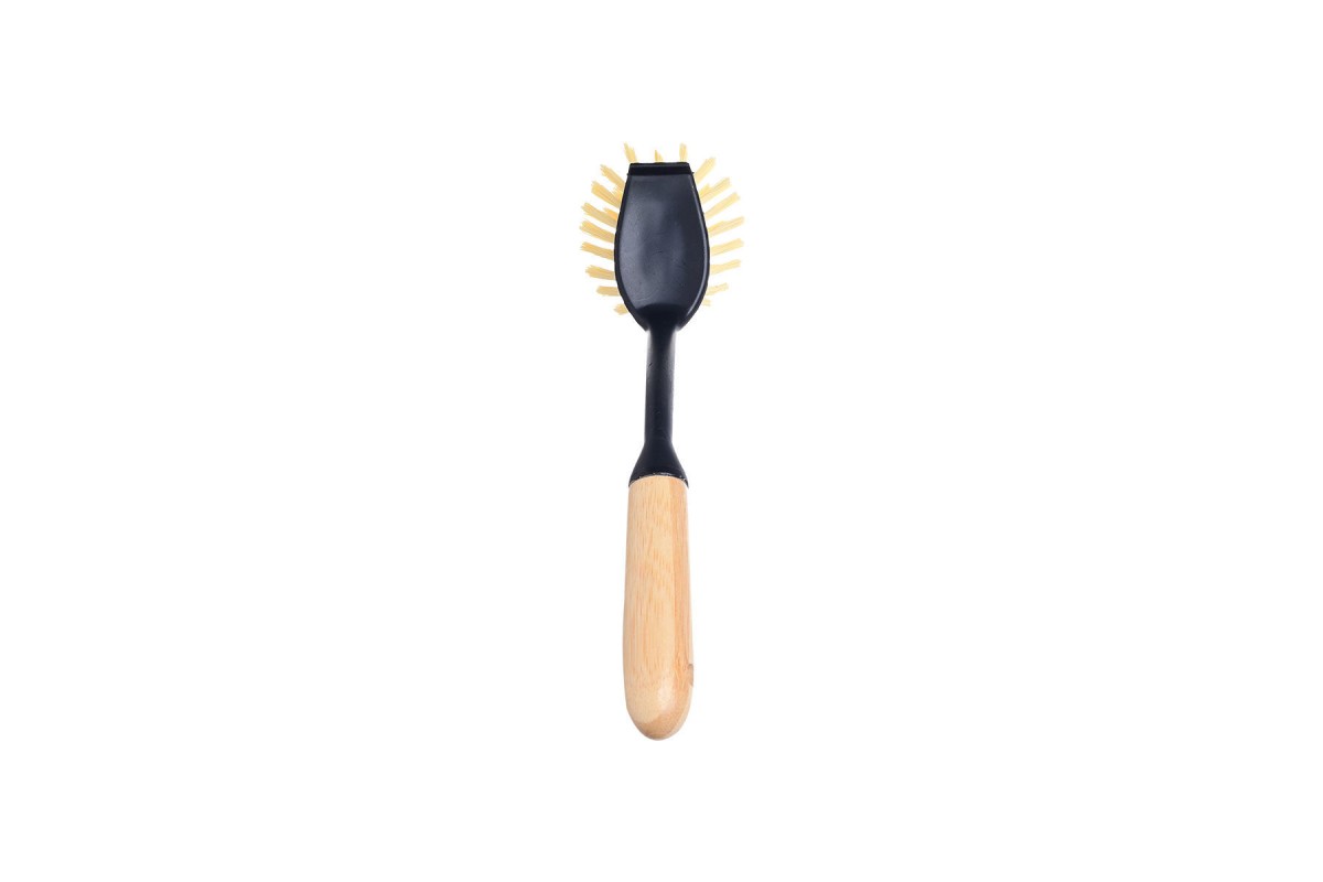 ESTIA ΒΟΥΡΤΣΑ ΚΑΘΑΡΙΣΜΟΥ ΠΙΑΤΩΝ ΧΕΙΡΟΣ BAMBOO ESSENTIALS BLACK