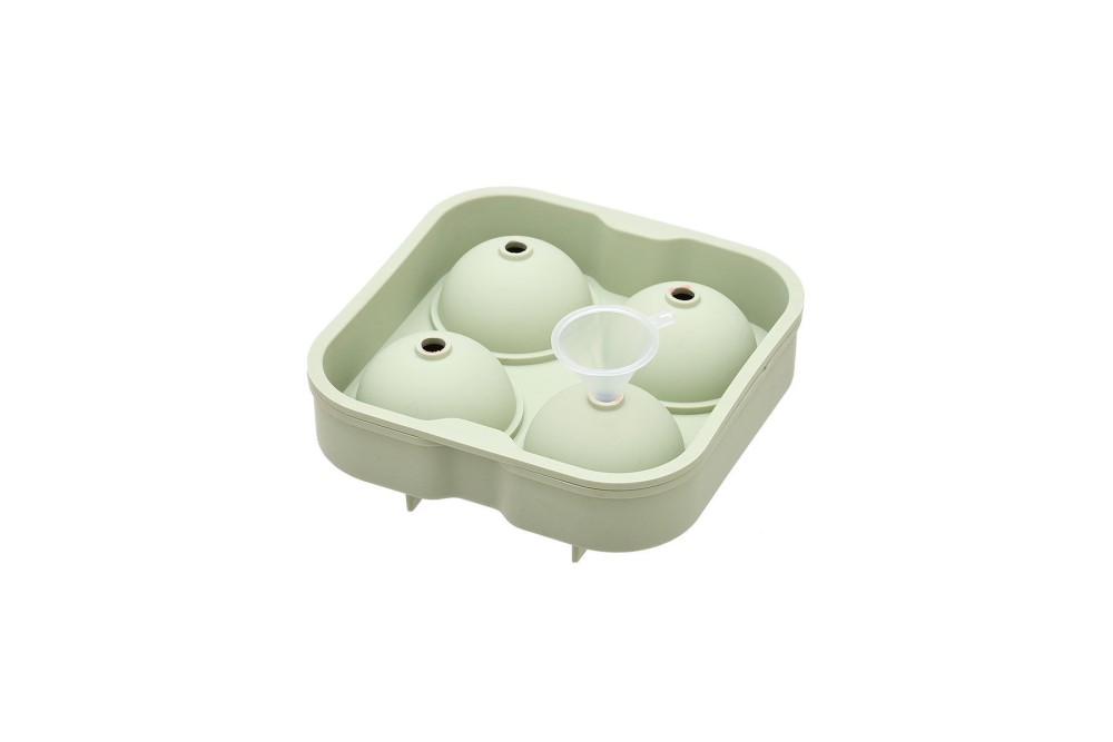 ESTIA ΠΑΓΟΘΗΚΗ ΣΙΛΙΚΟΝΗΣ 4 ΘΕΣΕΩΝ ΣΦΑΙΡΙΚΟ ΣΧΗΜΑ MINT