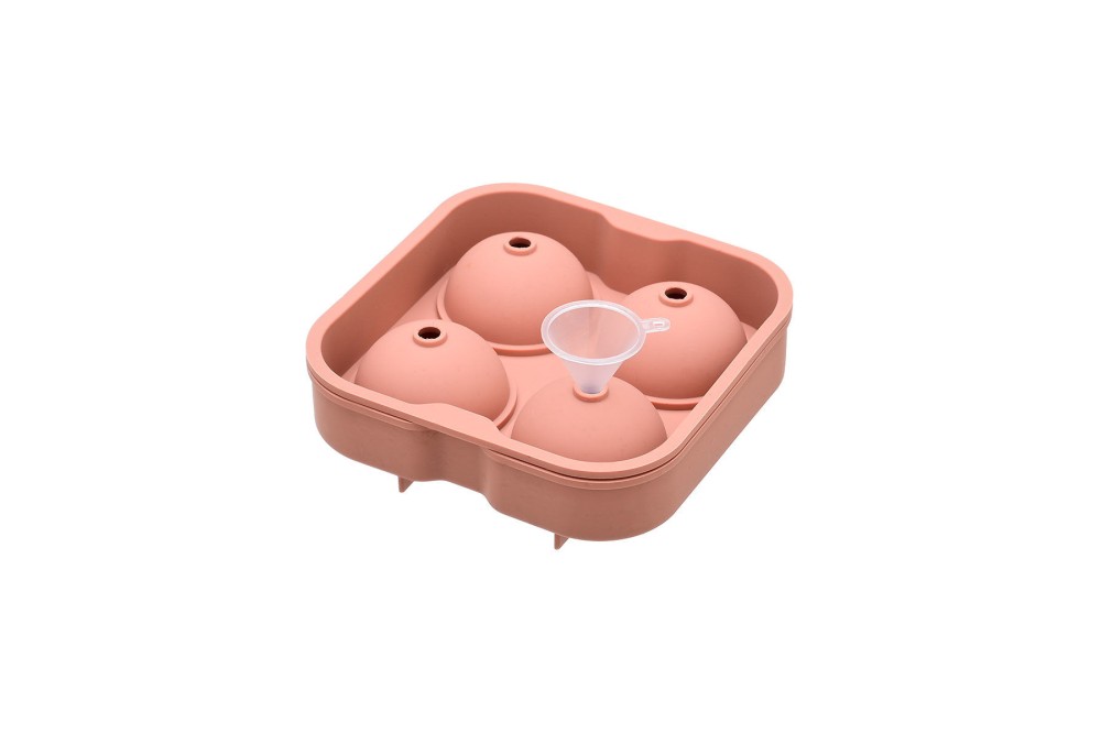 ESTIA ΠΑΓΟΘΗΚΗ ΣΙΛΙΚΟΝΗΣ 4 ΘΕΣΕΩΝ ΣΦΑΙΡΙΚΟ ΣΧΗΜΑ ROTTEN APPLE