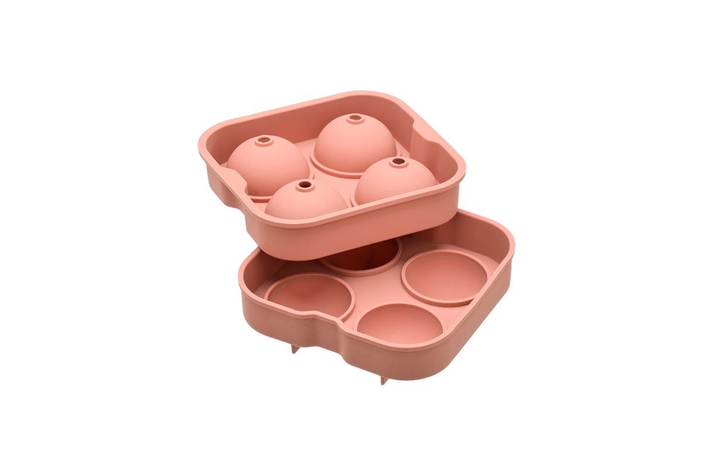 ESTIA ΠΑΓΟΘΗΚΗ ΣΙΛΙΚΟΝΗΣ 4 ΘΕΣΕΩΝ ΣΦΑΙΡΙΚΟ ΣΧΗΜΑ ROTTEN APPLE