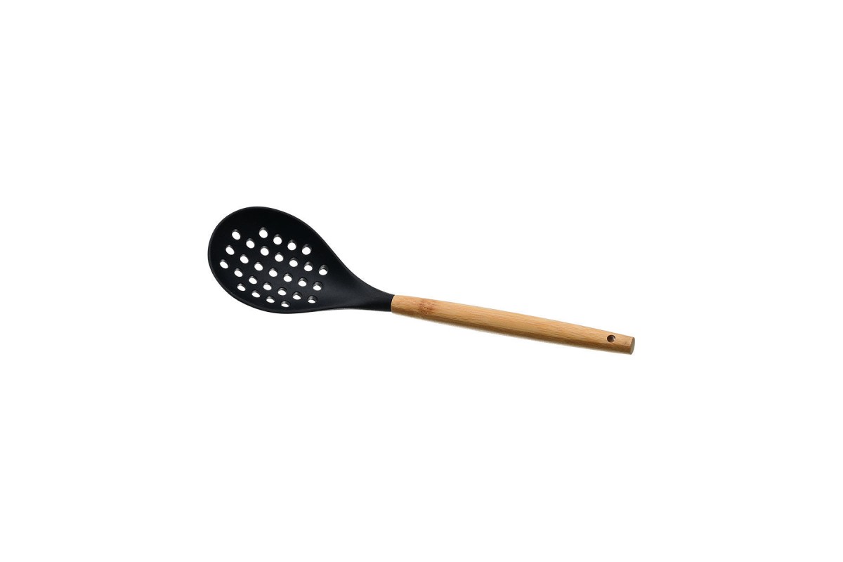 ESTIA ΚΟΥΤΑΛΑ ΤΡΥΠΗΤΗ BAMBOO ESSENTIALS ΣΙΛΙΚΟΝΗΣ ΜΑΥΡΗ