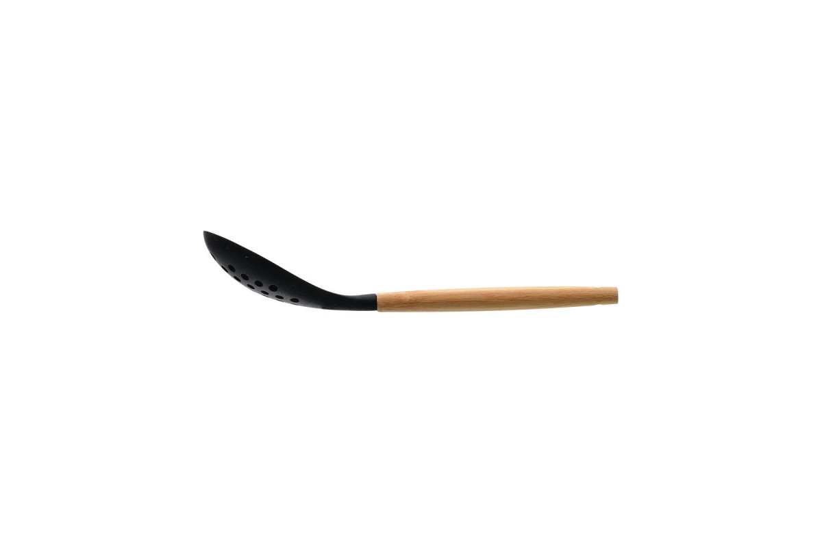 ESTIA ΚΟΥΤΑΛΑ ΤΡΥΠΗΤΗ BAMBOO ESSENTIALS ΣΙΛΙΚΟΝΗΣ ΜΑΥΡΗ