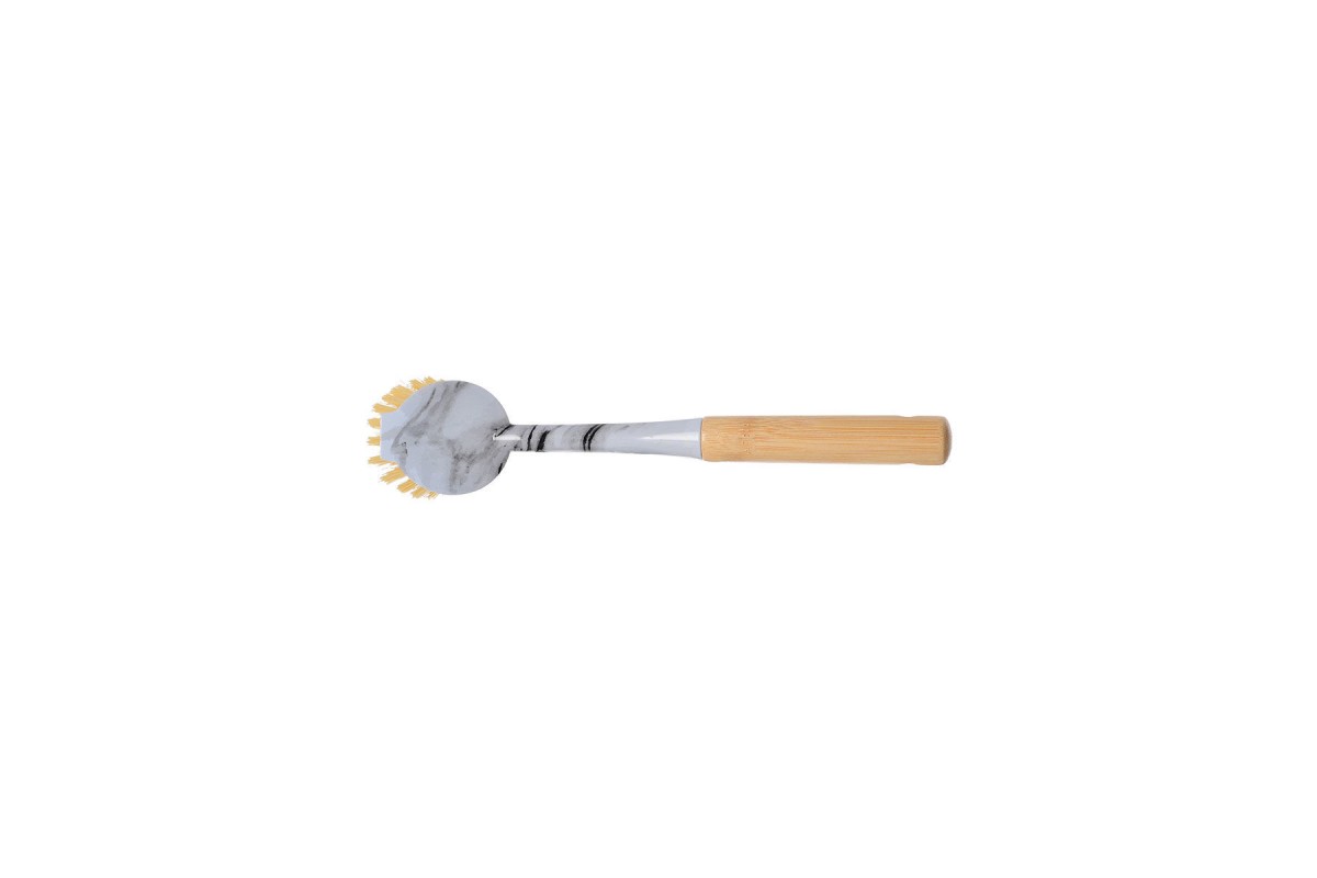 ESTIA ΒΟΥΡΤΣΑ ΚΑΘΑΡΙΣΜΟΥ ΠΙΑΤΩΝ ΧΕΙΡΟΣ BAMBOO ESSENTIALS MARBLE ΣΤΡΟΓΓΥΛΗ