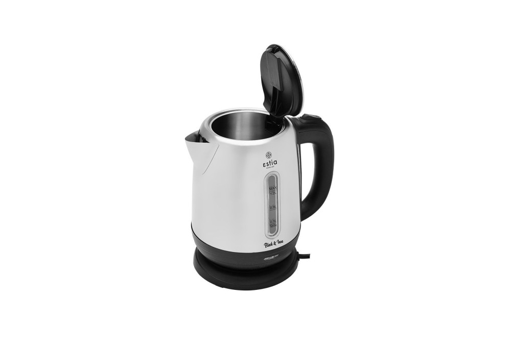 ESTIA ΒΡΑΣΤΗΡΑΣ BLACK & INOX ΑΝΟΞΕΙΔΩΤΟΣ 1.2lt 1.630W