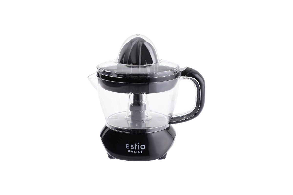 ESTIA ΣΤΙΦΤΗΣ BLACK PLUS ΠΛΑΣΤΙΚΟΣ 40w ΜΕ ΔΥΟ ΚΩΝΟΥΣ 700ml ΜΑΥΡΟΣ