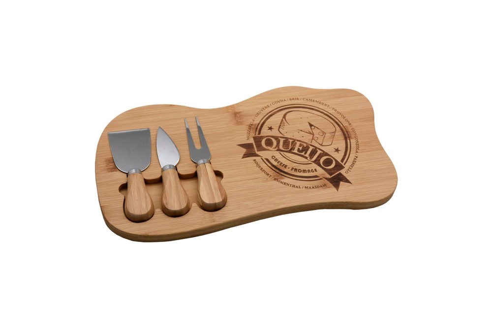 ΠΛΑΤΩ ΣΕΡΒΙΡΙΣΜ.ΤΥΡΙΩΝ ΜΕ 3 ΜΑΧΑΙΡΙΑ 33x18x2cm Νο.1025