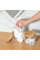 ESTIA ΔΟΧΕΙΟ ΑΠΟΘΗΚΕΥΣΗΣ BAMBOO ESSENTIALS 950ml ΓΥΑΛΙΝΟ ΜΕ ΚΑΠΆΚΙ