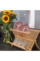 ESTIA ΠΙΑΤΟΘΗΚΗ BAMBOO ESSENTIALS ΑΝΑΔΙΠΛΟΥΜΕΝΗ 2 ΕΠΙΠΕΔΩΝ 42x27.5x38cm