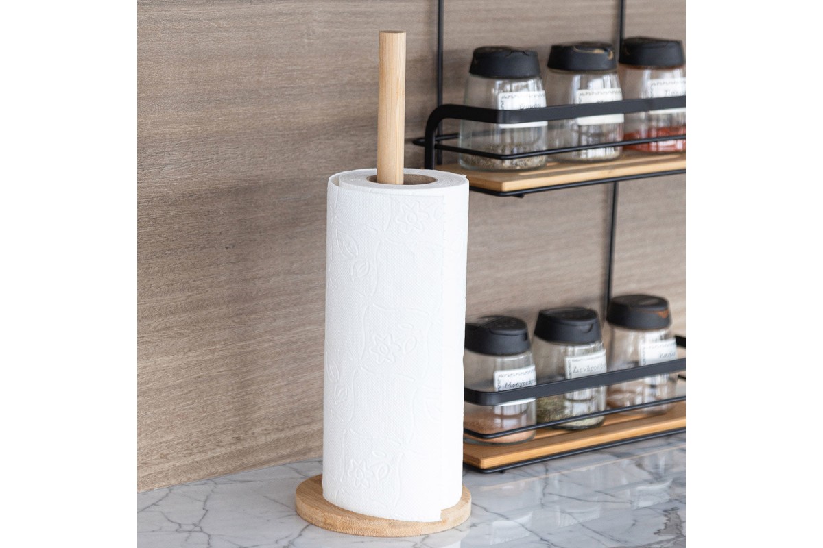 ESTIA ΒΑΣΗ ΓΙΑ ΡΟΛΟ ΚΟΥΖΙΝΑΣ BAMBOO ESSENTIALS 12x33.5cm ESTIA ΒΑΣΗ ΓΙΑ ΡΟΛΟ ΚΟΥΖΙΝΑΣ BAMBOO ESSENTIALS 12x33.5cm
