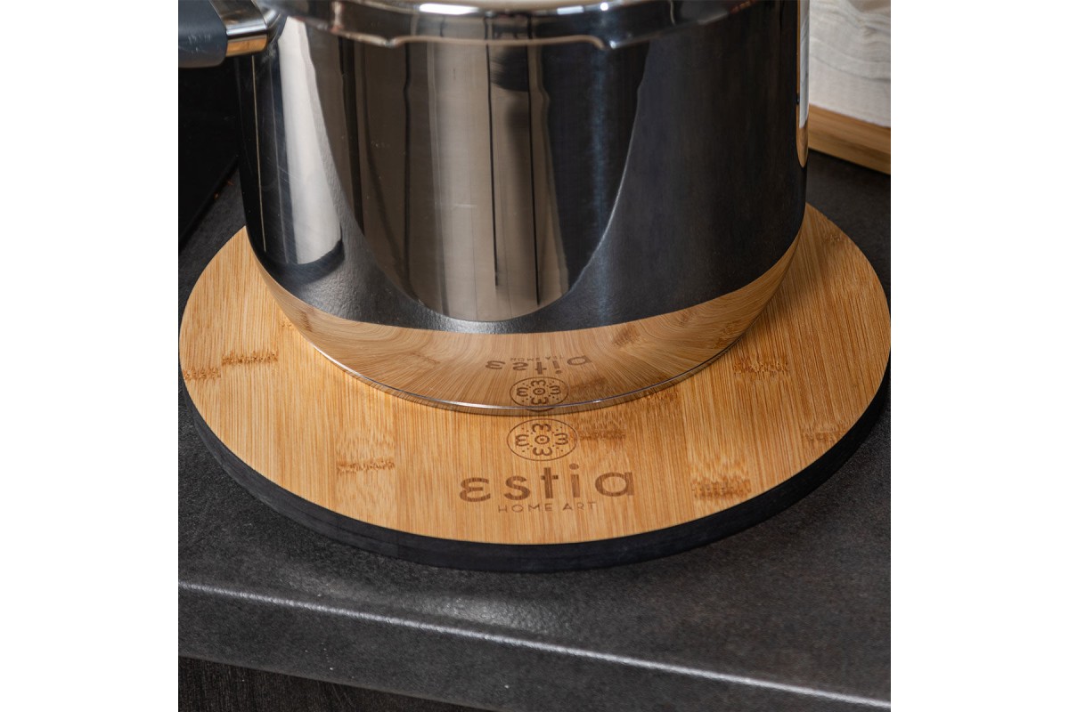ESTIA ΕΠΙΦΑΝΕΙΑ ΚΟΠΗΣ BAMBOO ESSENTIALS ΣΤΡΟΓΓΥΛΟ 28cm ESTIA ΕΠΙΦΑΝΕΙΑ ΚΟΠΗΣ BAMBOO ESSENTIALS ΣΤΡΟΓΓΥΛΟ 28cm