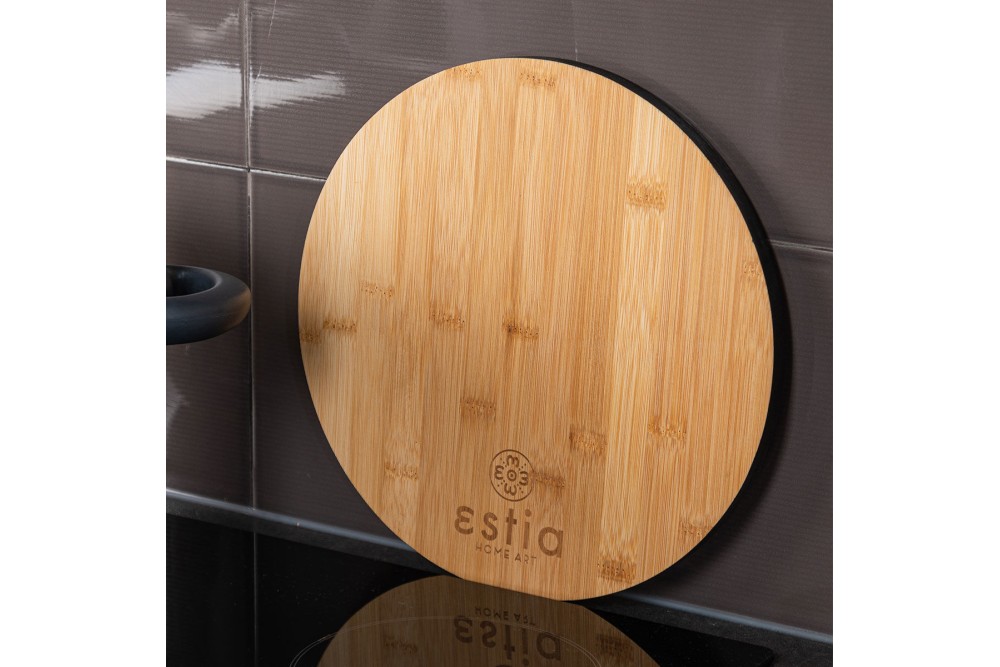 ESTIA ΕΠΙΦΑΝΕΙΑ ΚΟΠΗΣ BAMBOO ESSENTIALS ΣΤΡΟΓΓΥΛΟ 28cm