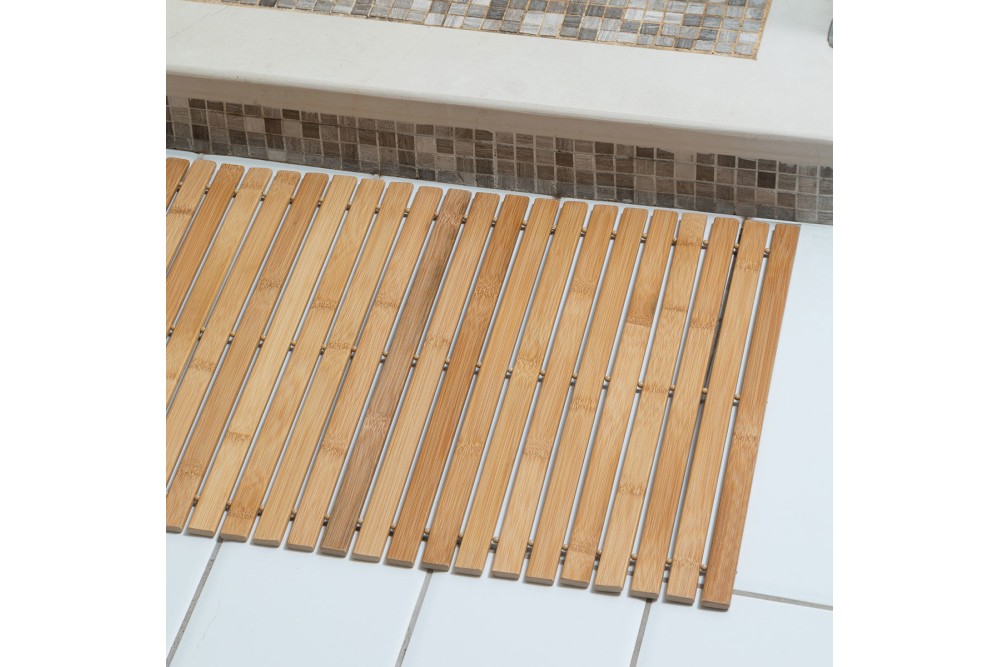 ESTIA ΤΑΠΕΤΟ ΜΠΑΝΙΟΥ BAMBOO ESSENTIALS ΑΝΤΙΟΛΙΣΘΗΤΙΚΟ 60x40cm