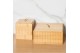 ESTIA ΚΟΥΤΙ ΑΠΟΘΗΚΕΥΣΗΣ ΚΑΙ ΟΡΓΑΝΩΣΗΣ BAMBOO ESSENTIALS 15x15x7cm
