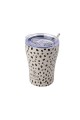 ESTIA ΘΕΡΜΟΣ COFFEE MUG SAVE THE AEGEAN 350ml LEOPARD TAUPE