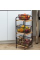 ESTIA ΡΑΦΙΕΡΑ ΕΠΙΔΑΠΕΔΙΑ BAMBOO ESSENTIALS ΜΕ ΜΕΤΑΛΛΙΚΗ ΒΑΣΗ 30x26x75cm 3 ΕΠΙΠΕΔΩΝ